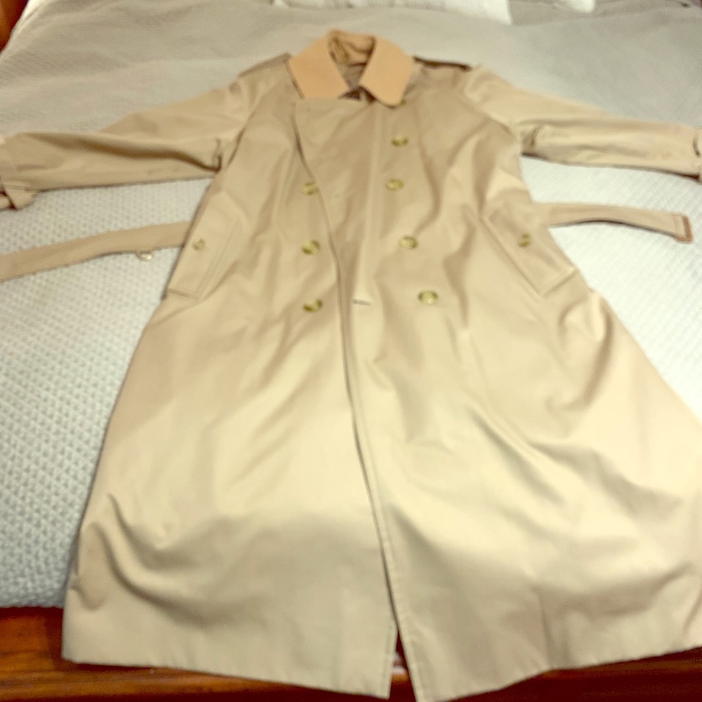 Burberry Mens Belted Trench Coat